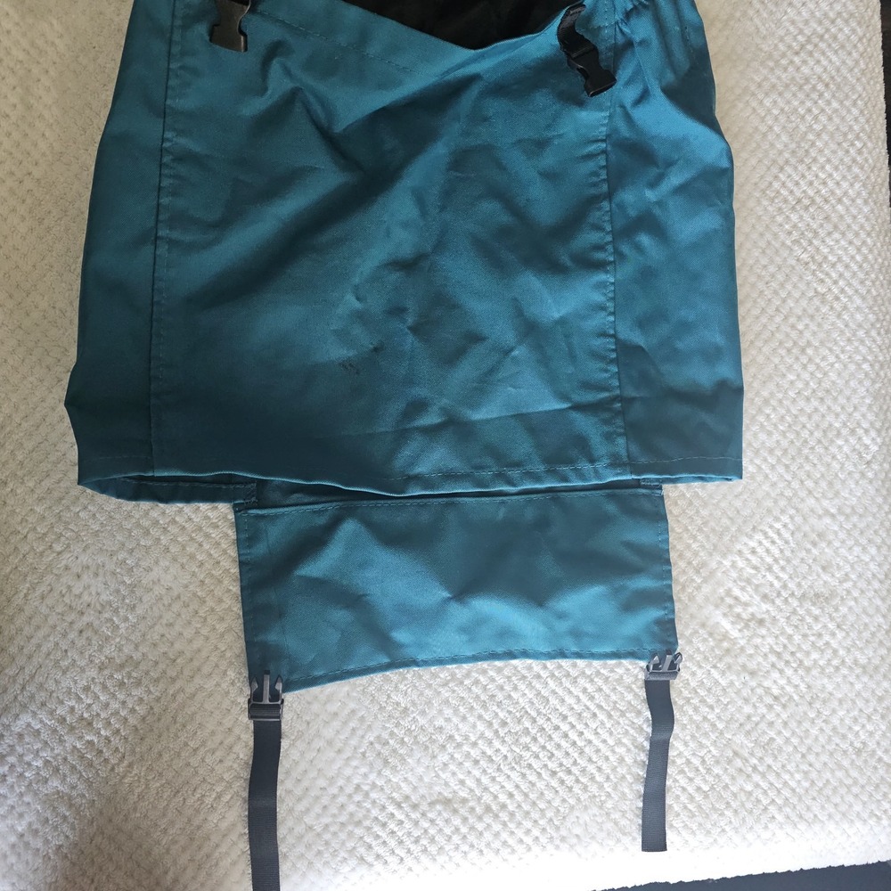 Jwthee Gardening Apron with Pockets‎ Adjustable Teal Harvest Bag - Picture 5 of 14